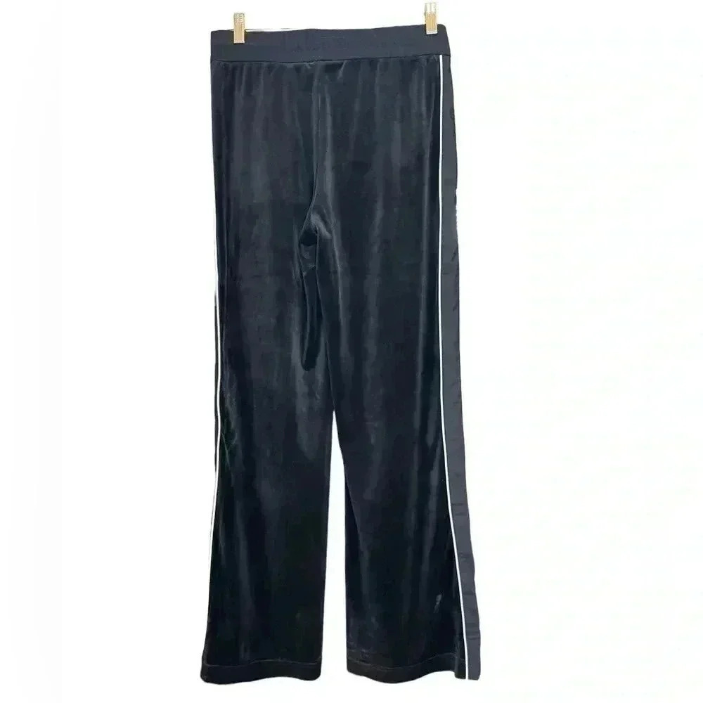 Moose Knuckles x Jennifer Meyer Black Velour Track Pant size S - Picture 2 of 10